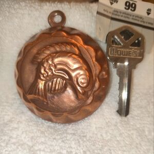 Vtg Birth Gramm Copper Tin Lined Mini Switzerland Koi Fish